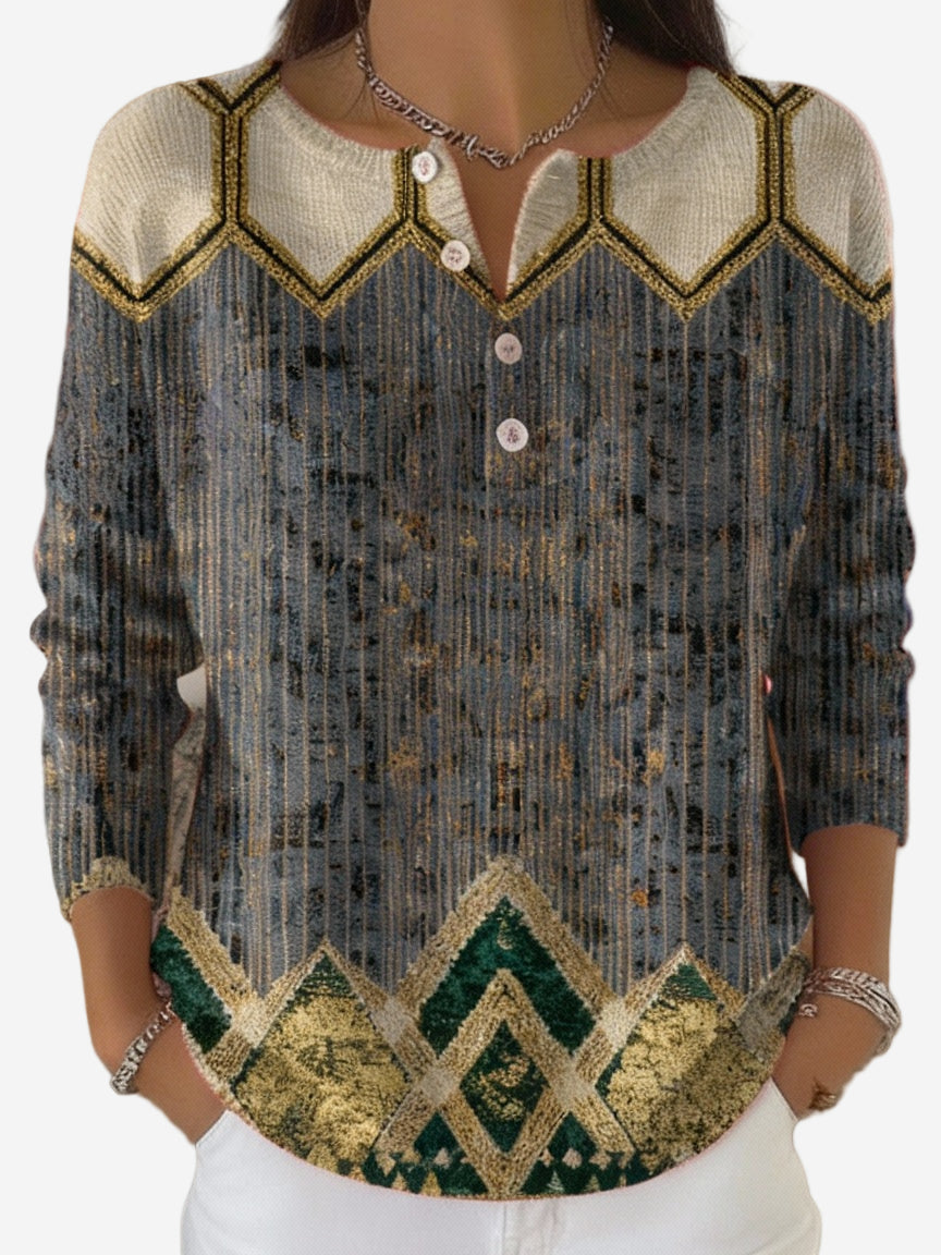 Tahlia - Vintage Buttoned Sweater