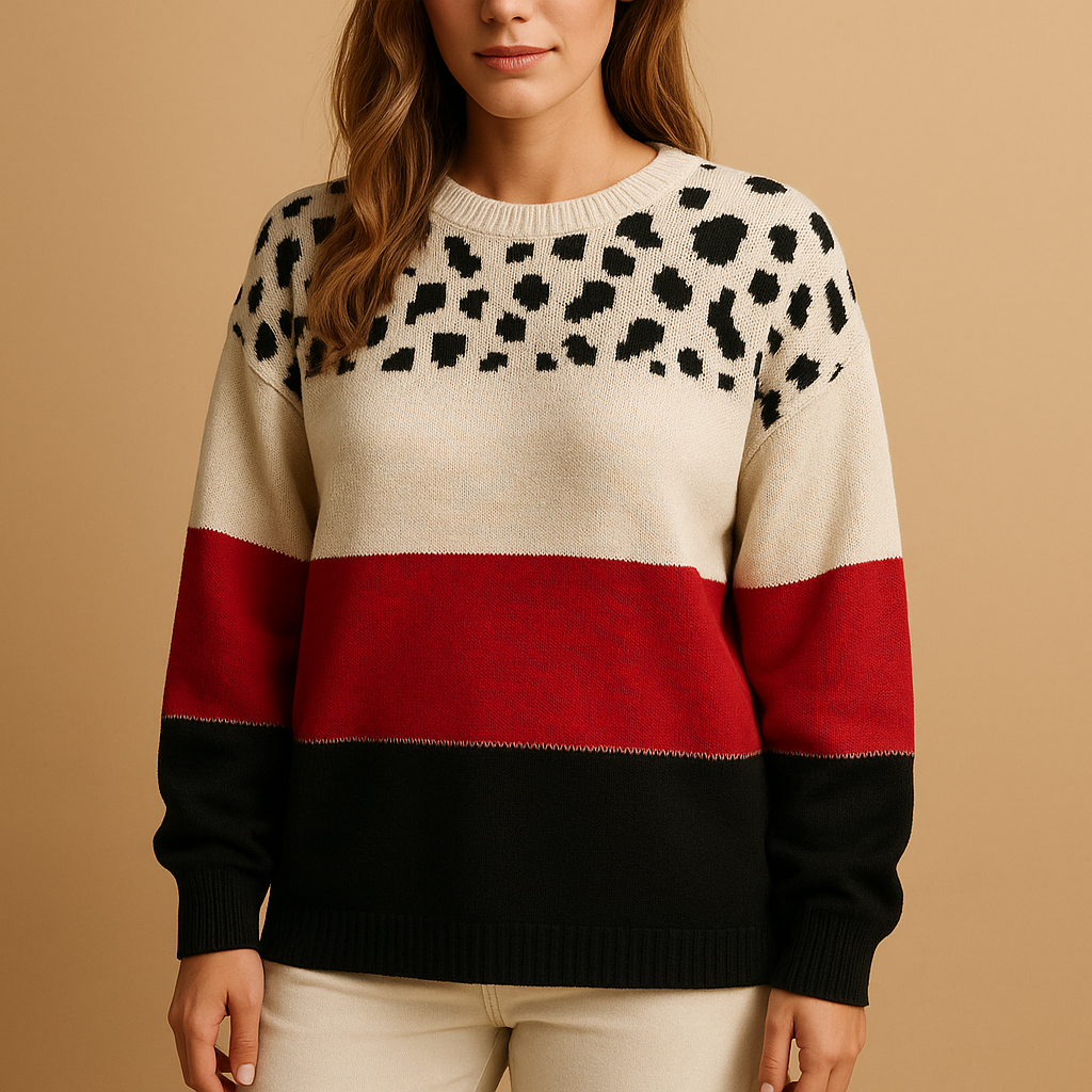 Malou – Leopard Knit Sweater