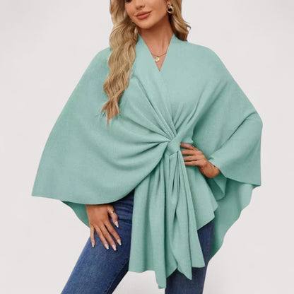 Brenda – Chic Lightweight Knit Poncho