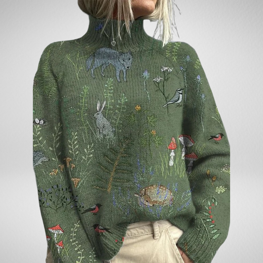 Apolline | Wild Garden Embroidered Sweater