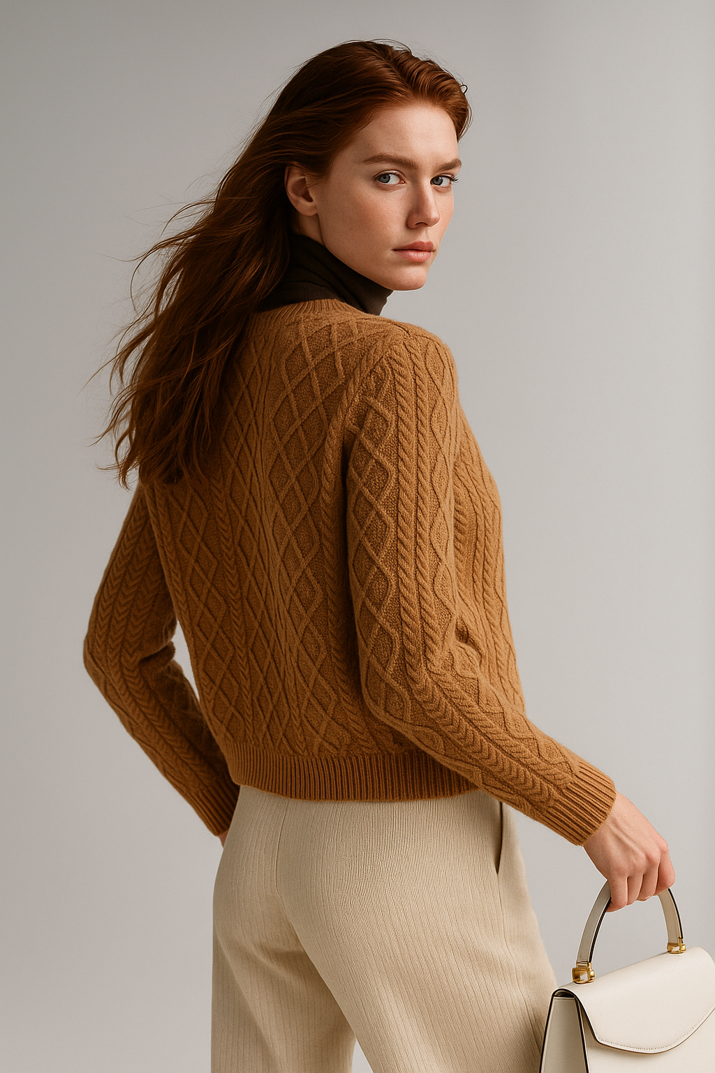 Anna - Cable Knit Cardigan