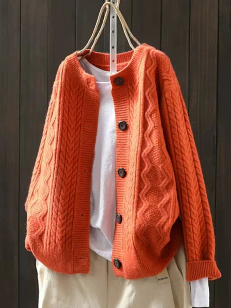 Camryn - Cable Cardigan