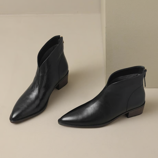 Auren Madison | Luxury Low-Heel Boots