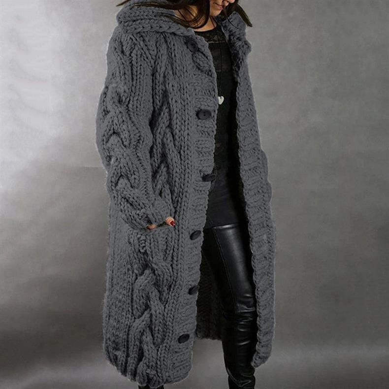 Jocelyn - Elegant cozy Coat with Tummy Coverage