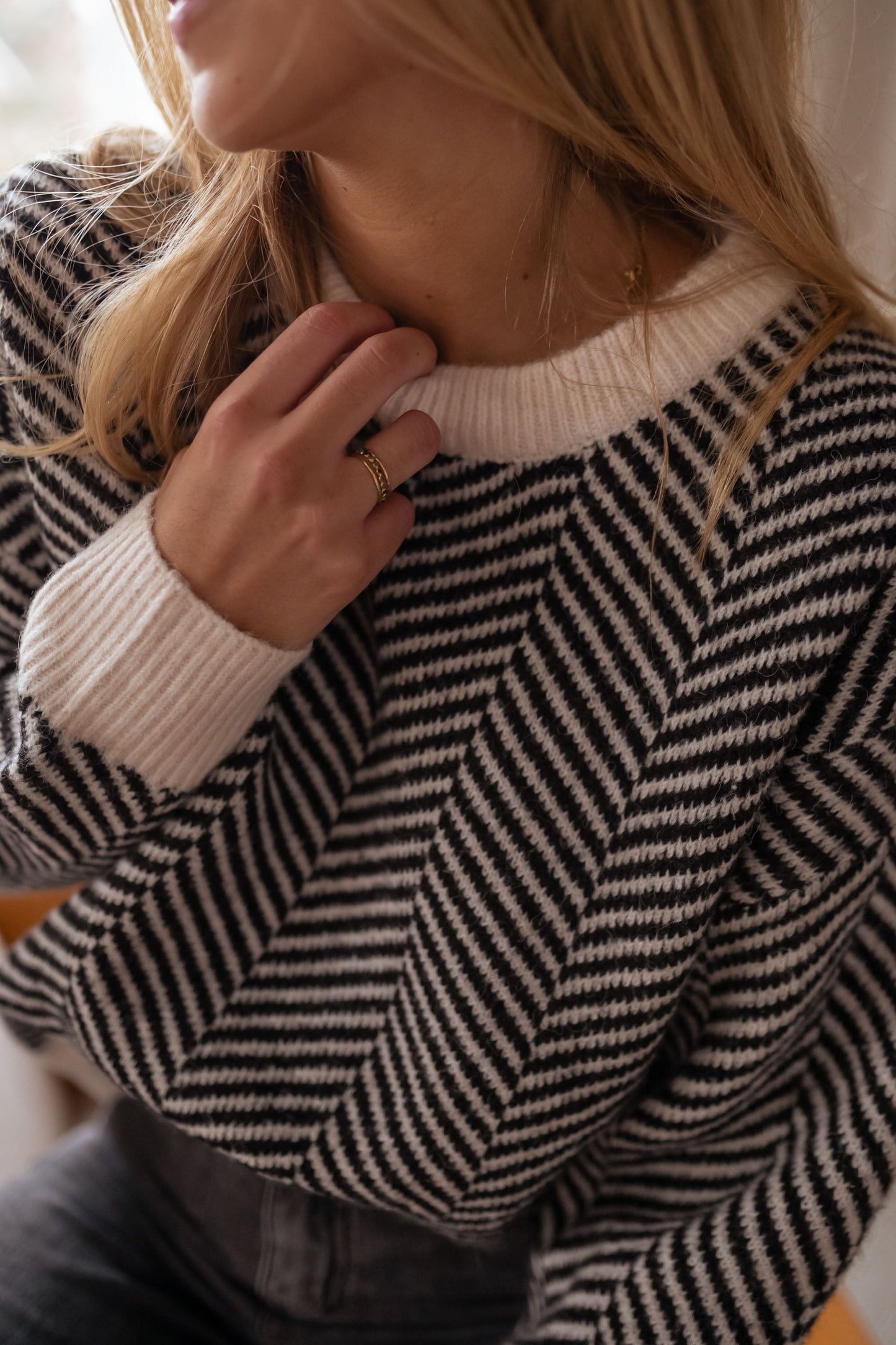 Lena™ | Graphic Knit Sweater
