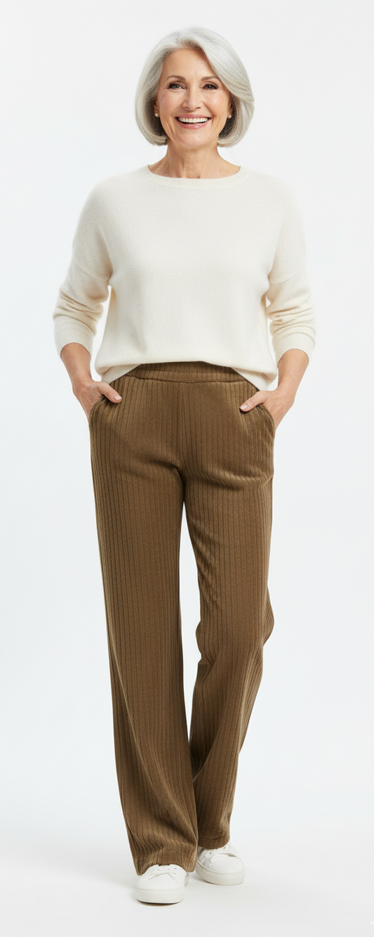 Elowise - High-Waisted Stretch Pants