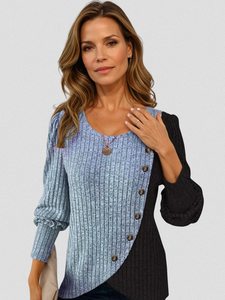 Giana - Casual Longsleeve Knit Sweater