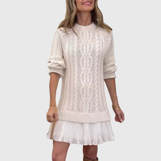 Leah - Knitted Sweater Dress
