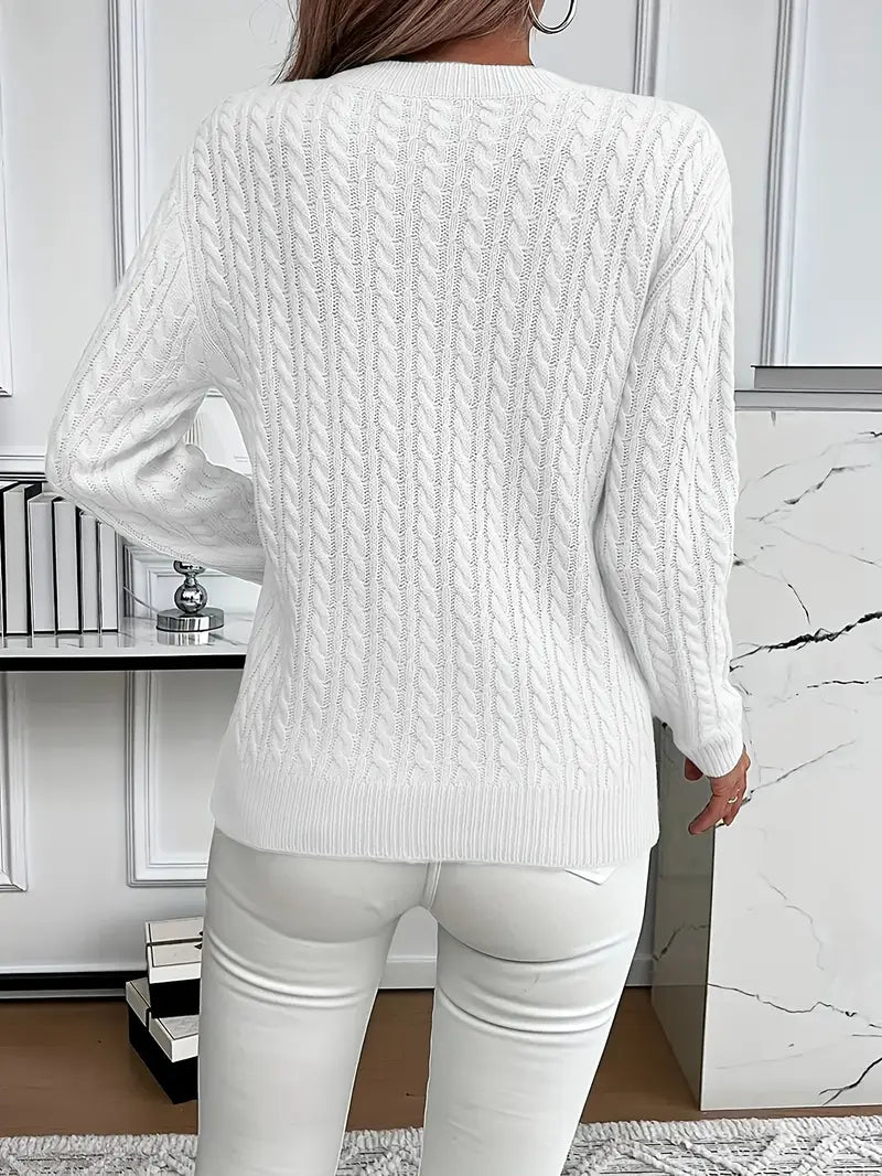 Lila – Cable Knit Sweater