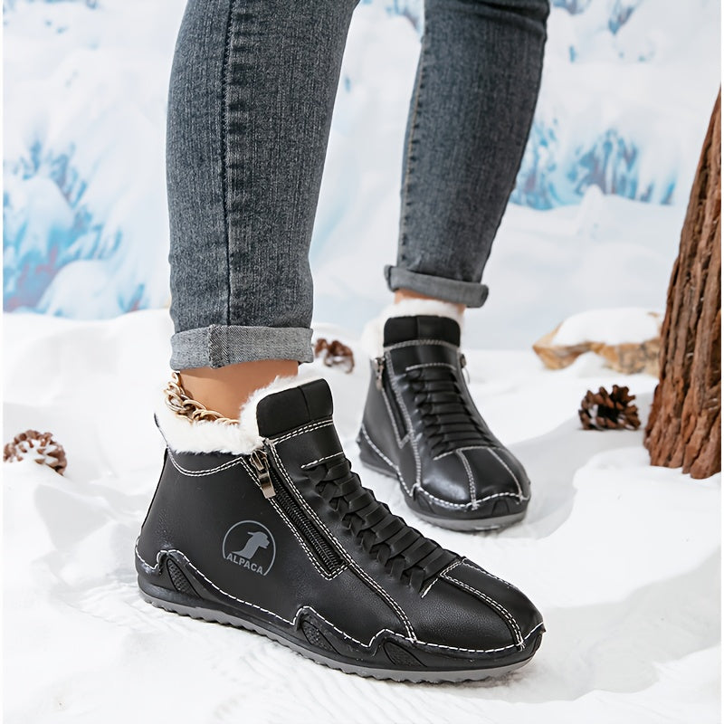Agatha - Comfortable Winter Ankle Boots with Ergonomic Support