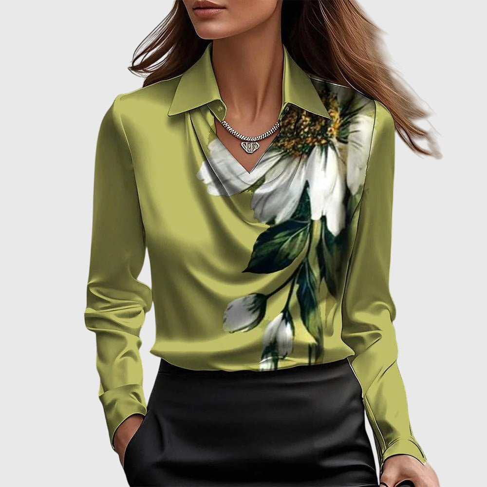Bethany - Elegant Satin Blouse
