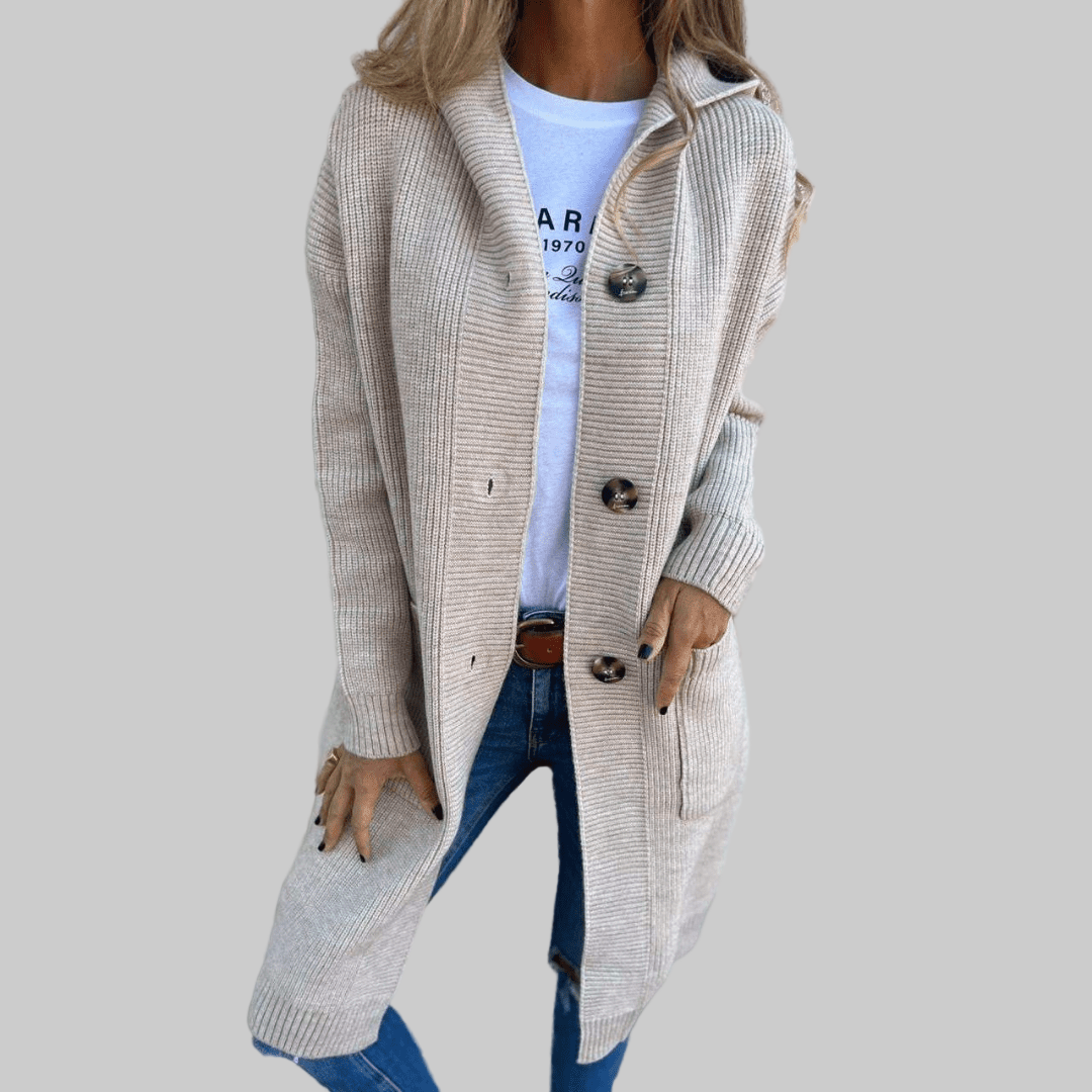 Leila – Long Chic Cardigan