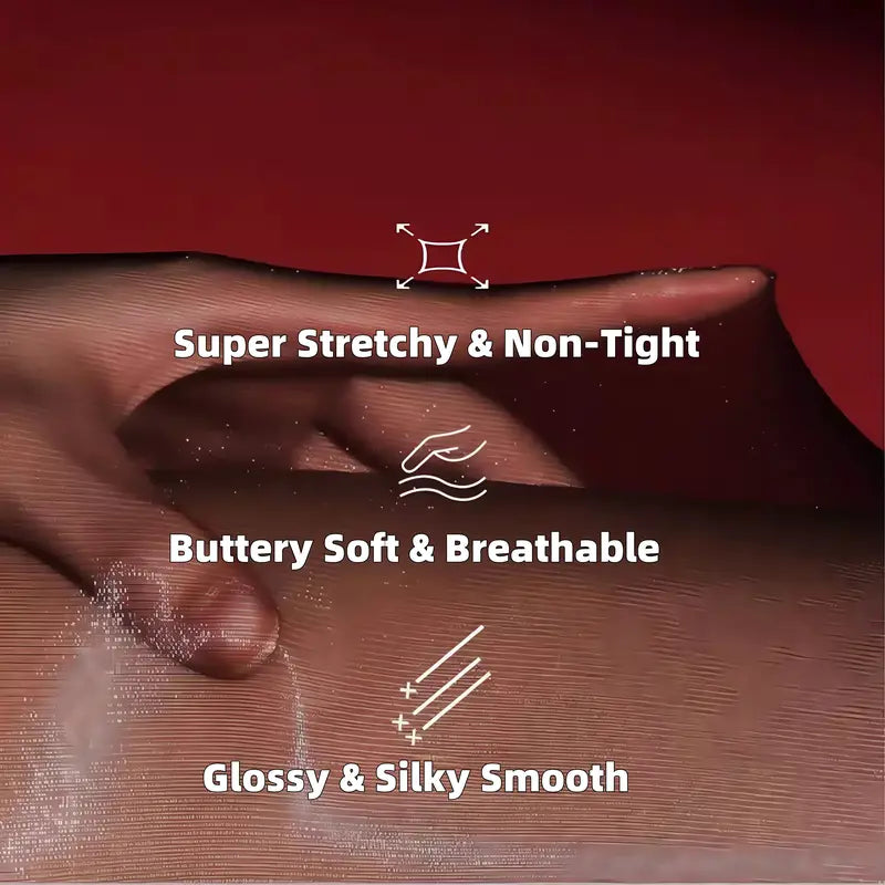 Kaelin™ | Shiny Transparent Pantyhose