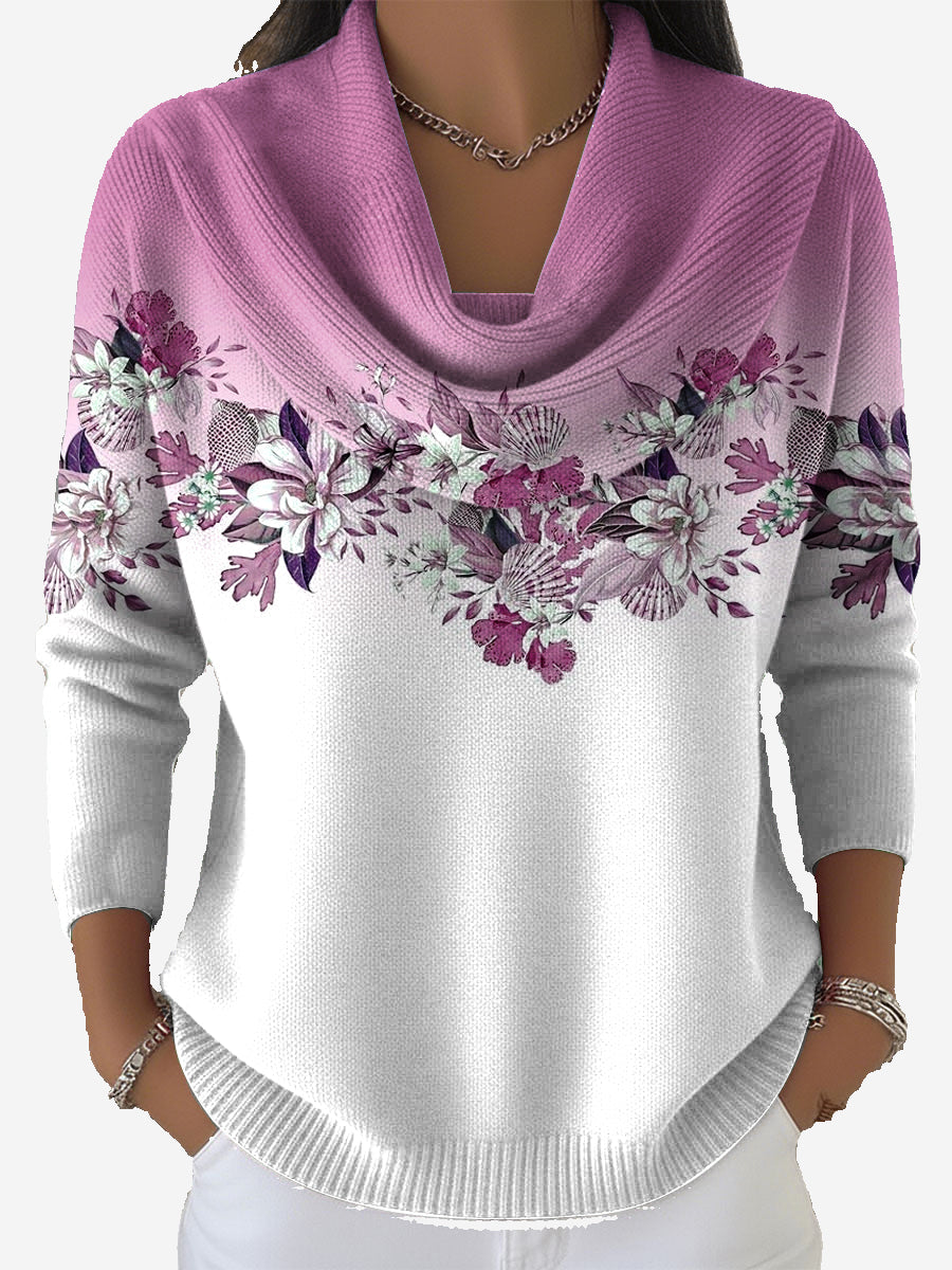 Taliah - Vintage Floral Sweater